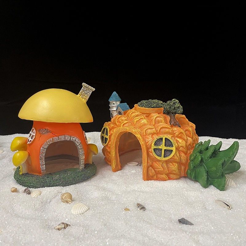 六角恐龙躲避屋鱼缸造景装饰摆件海螺城堡水族箱爬宠鱼虾躲避洞穴,淘宝优惠券,粉丝福利购,淘宝优惠卷