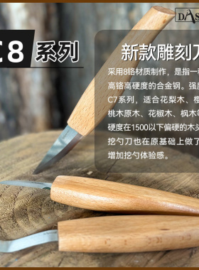 木工挖勺刀雕刻手头具套