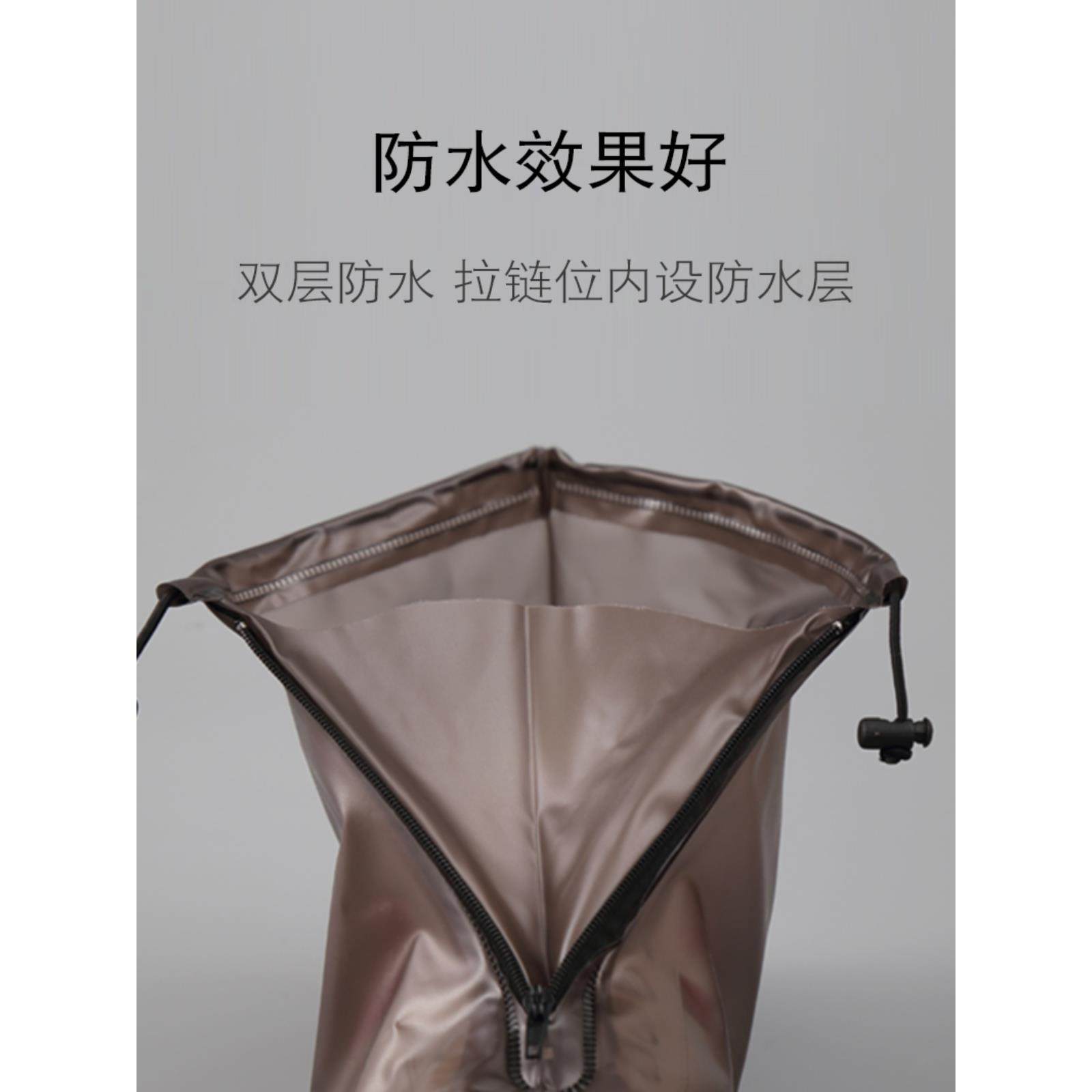 防水鞋套男女成人防滑雨天加厚耐磨耐用儿童脚套拉链水鞋防雨鞋套,淘宝优惠券,粉丝福利购,淘宝优惠卷