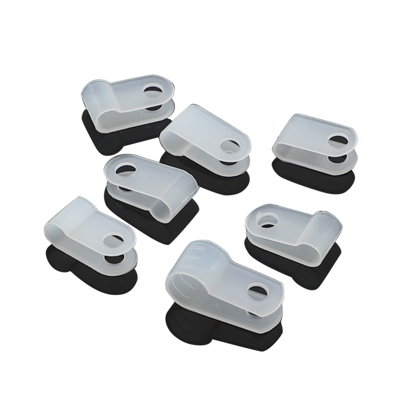 理线器R型线夹U型线夹墙钉固定电线收纳整理电线固定线卡夹线环 - 图3