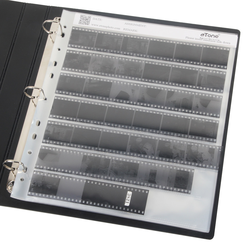 eTone无酸底片袋 打孔活页 胶卷保存 收纳袋 保护袋 135 120 4x5