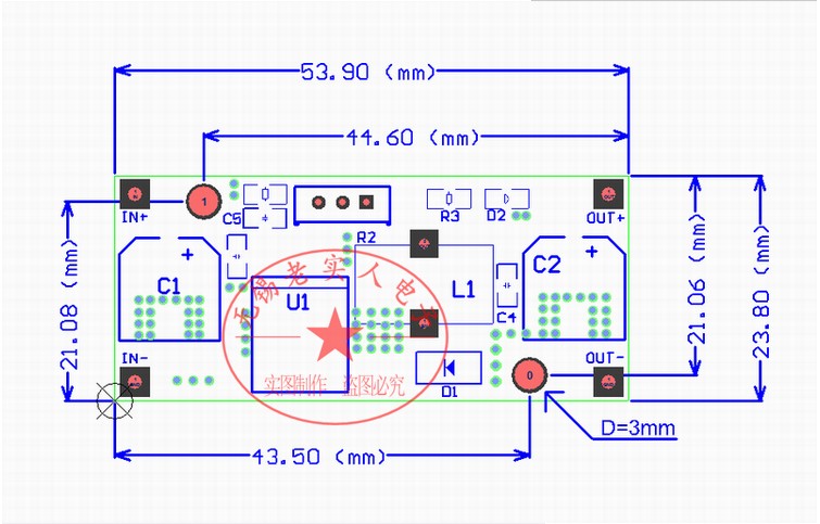 5A DC-DC可调降压模块 输入4~38V 大功率 96%高效率 低纹波降压板 - 图0
