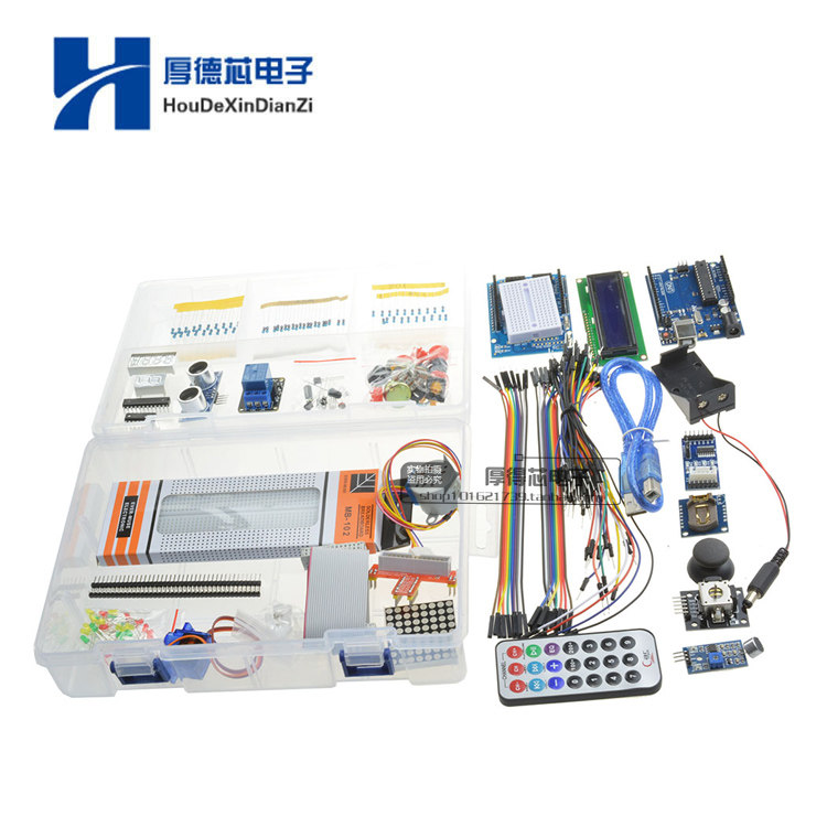 UNO R3入门工具包1602液晶伺服电机继电器RTC LED,淘宝优惠券,粉丝福利购,淘宝优惠卷