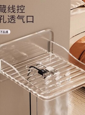 监控支架免钉墙上置物架室外免打孔摄像头室内壁挂路由器放置架子
