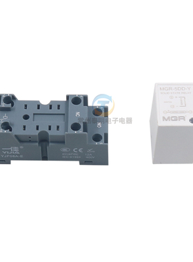 美格尔SSR固态继电器DC-DC直流控直流卡导轨MGR-5DD-Y单相5A 24V