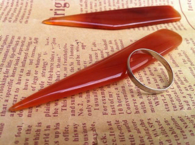 Natural Agate Knife Polishing, Maintenance and Scratching