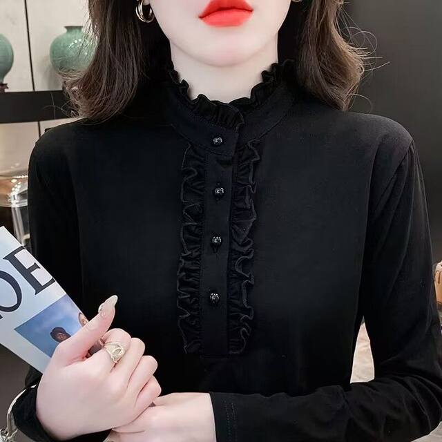 Autumn and winter high-end temperament fungus edge addition