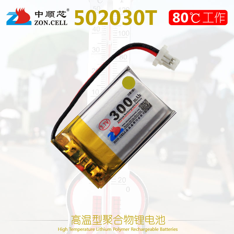 中顺芯502030盯盯拍M6行车记录仪胎压监测器高温聚合物锂电池3.7V - 图0