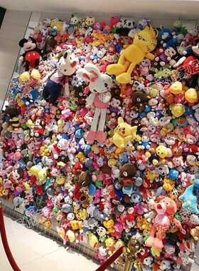 挂娃娃架子墙上固定神器展示墙定网格爱心ins 毛绒玩具收纳架铁网
