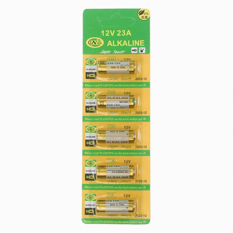 碱性电池23A 12V卷帘门铃引闪器12v23a车库遥控器23安12伏大全 - 图0