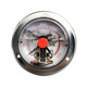 Tianhu YNXC100ZT axial edge shock-resistant electric contact pressure gauge vacuum gauge shock-proof and shock-resistant gauge control table