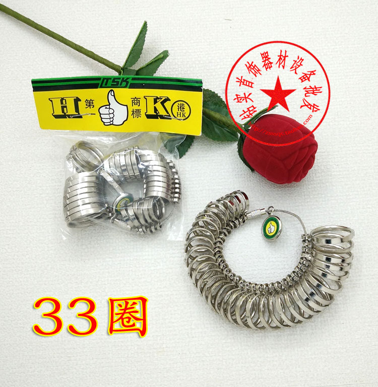 Ring ring hand size making tool