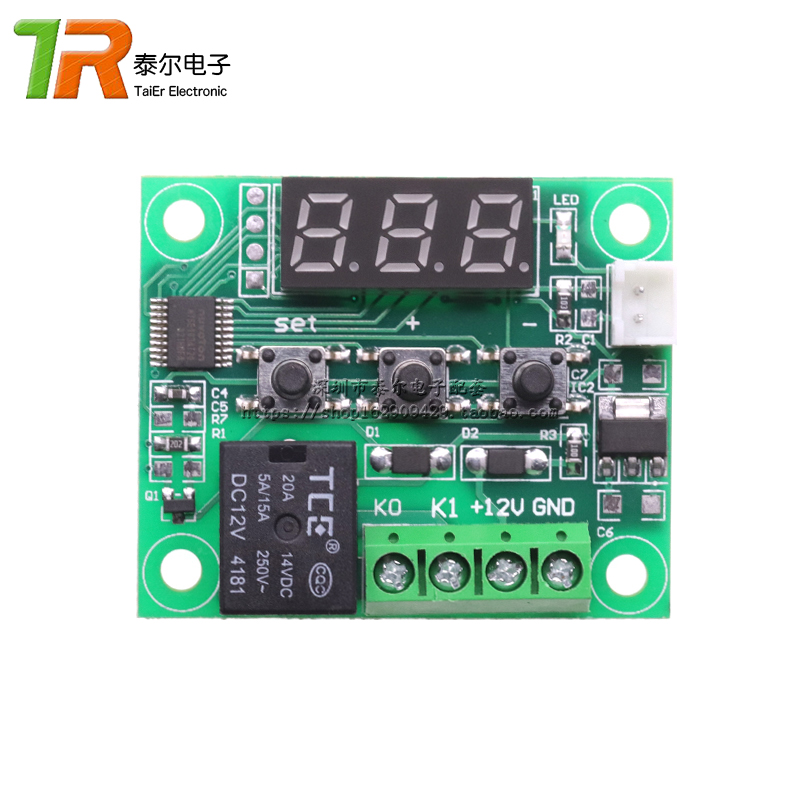 XH-W1209防水迷你版温控器模块 数显温度控制器 温控开关DC-12V - 图2