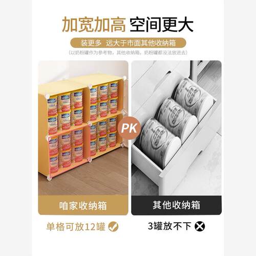 Plastic clothes toy storage box large drawer wardrobe closet - 图0