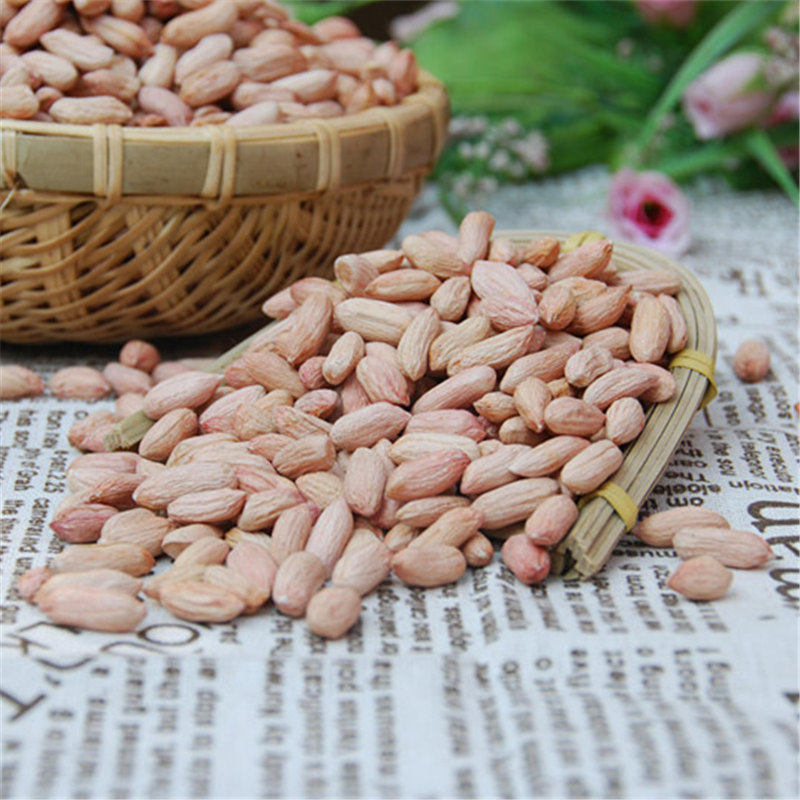 2023红皮新瘪生花生米原味小瘪子小粒花生仁零食养胃生吃甜500g