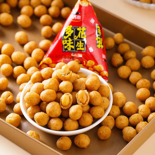 多味花生年货零食怪味豆香酥花生米烧烤牛肉味小包装散装休闲食品 - 图1
