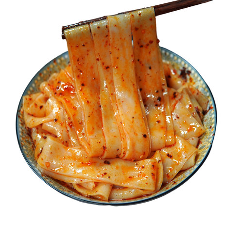 汉峰缘 汉中热米皮 宽热面皮陕西凉皮开袋即食真空袋装名小吃420g - 图3