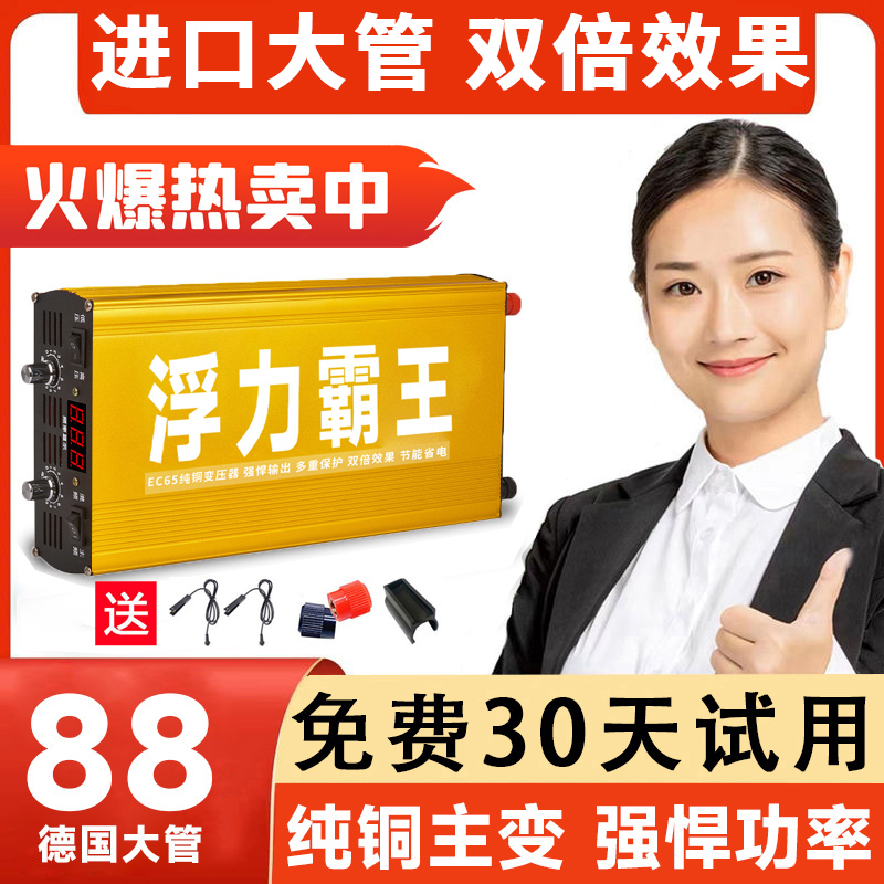 2024浮力吸王正品大功率逆变机头进口大管12v升压电源电瓶转换器 - 图2