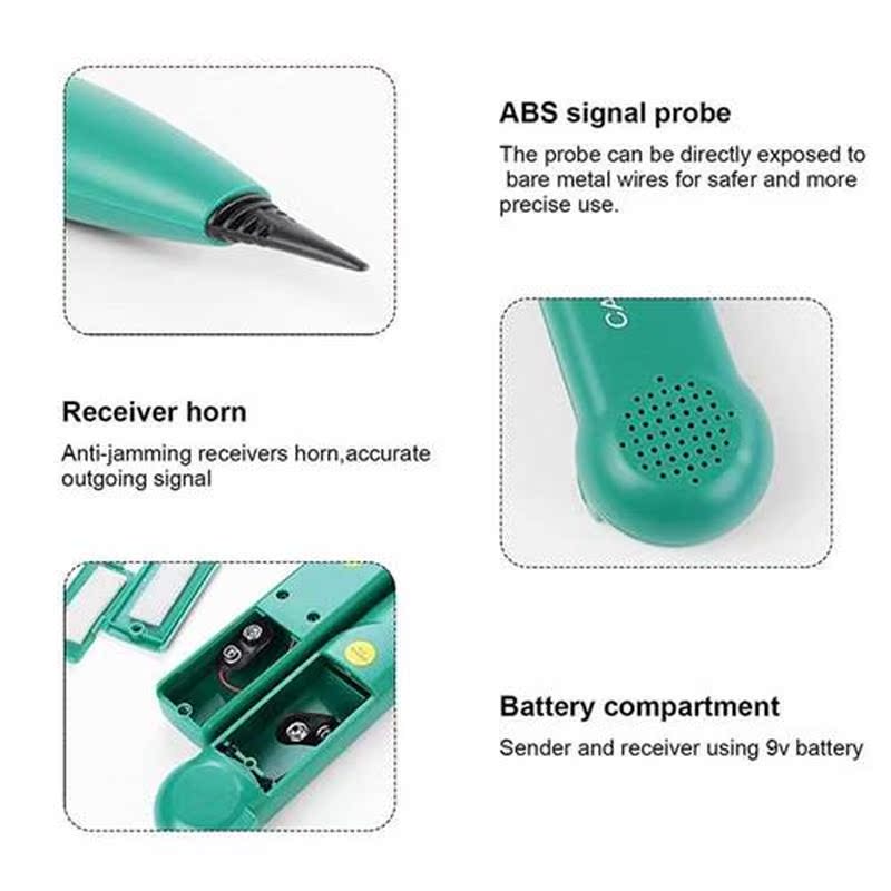 Professional MS6812 LAN Network Cable Tester Telephone Phone - 图3
