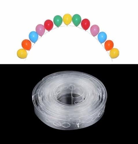 5m Balloon Chain Tape Arch Connect Strip For Wedding Birthda - 图0
