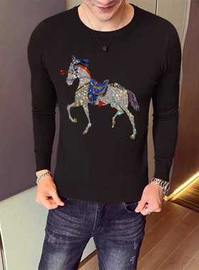 Men's Sweater Oversized Knitted Pullover Hip Hop Par