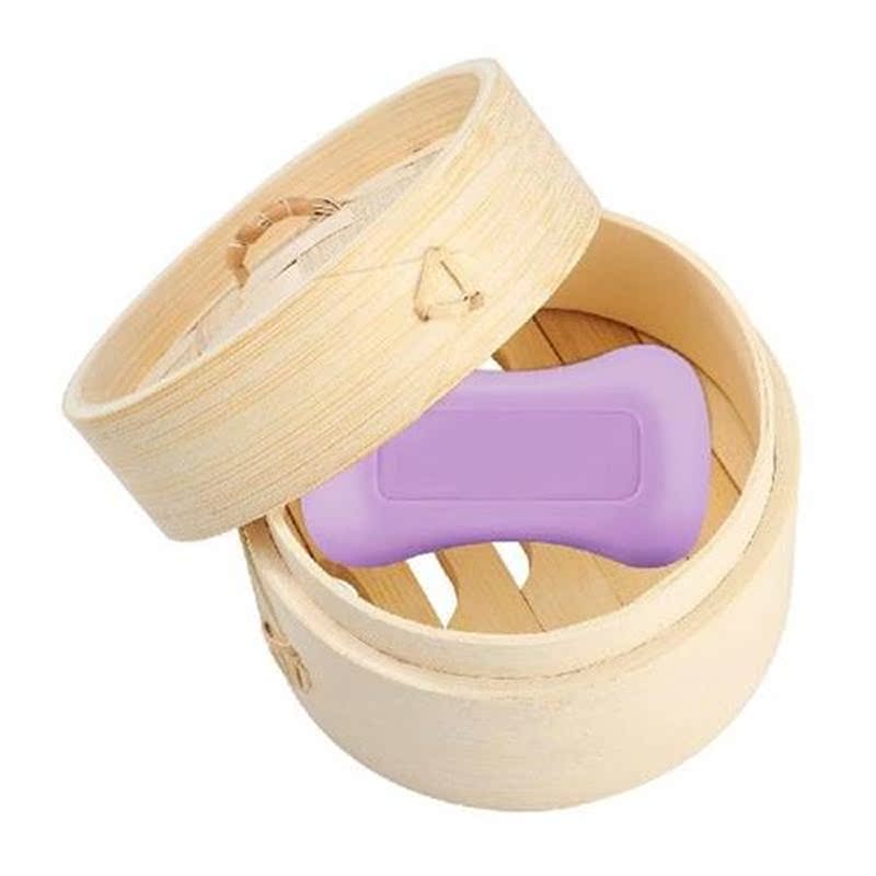 Candy Box Steamer With Lid Shampoo Bar Holder Bamboo Bars - 图1