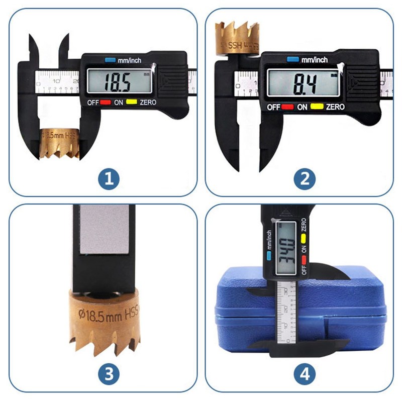 150mm 100mm Electronic Digital Caliper 6 Inch Vernier Calipe - 图2