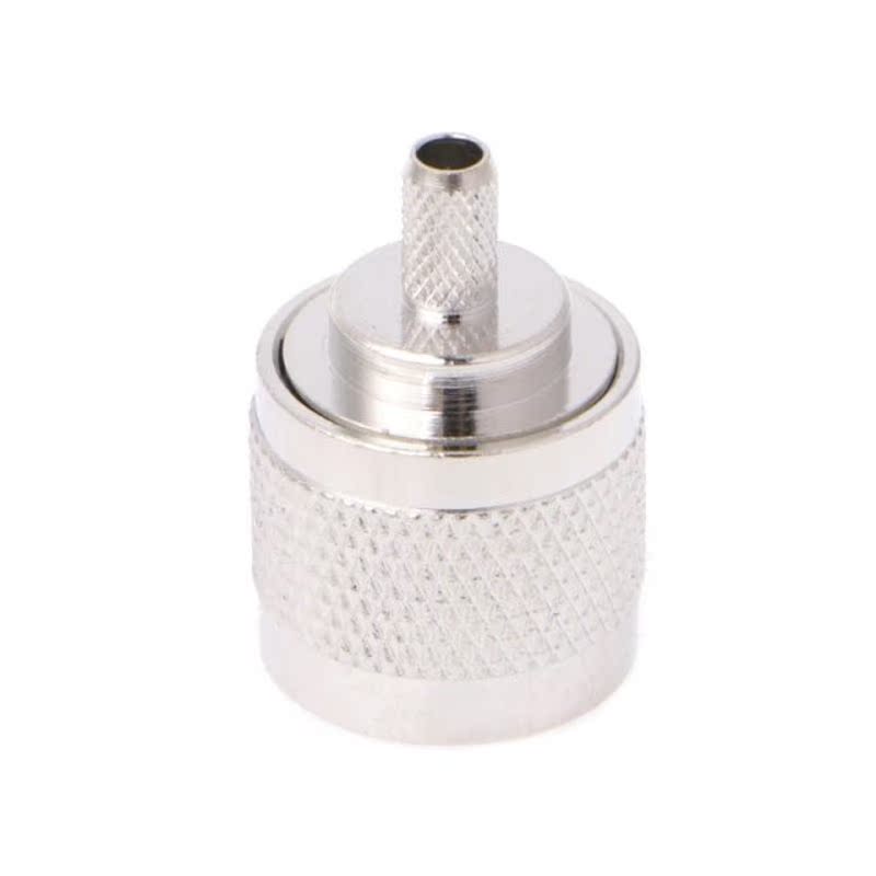 10Pcs N Male Plug Crimp RG58 RG142 LMR195 RG400 Coaxial Cabl - 图0