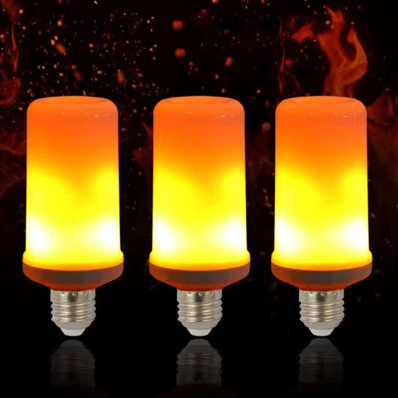 99LED Flame Lamps 85-265V E27 B22 LED Flame Effect Light Bul - 图2