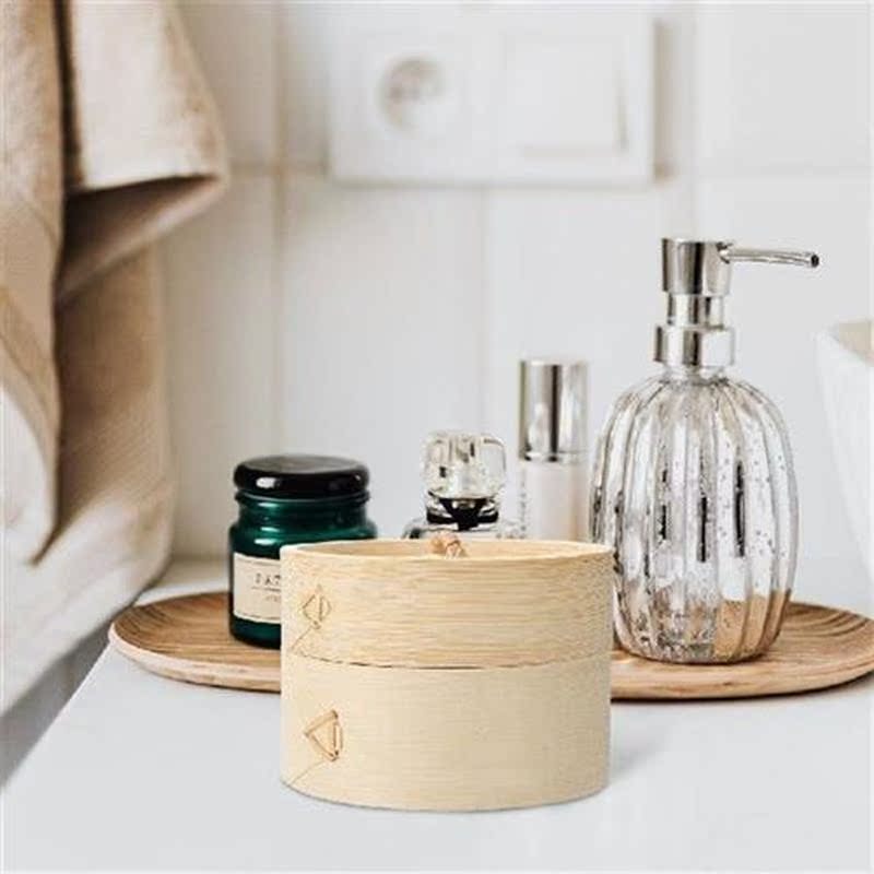 Candy Box Steamer With Lid Shampoo Bar Holder Bamboo Bars - 图2