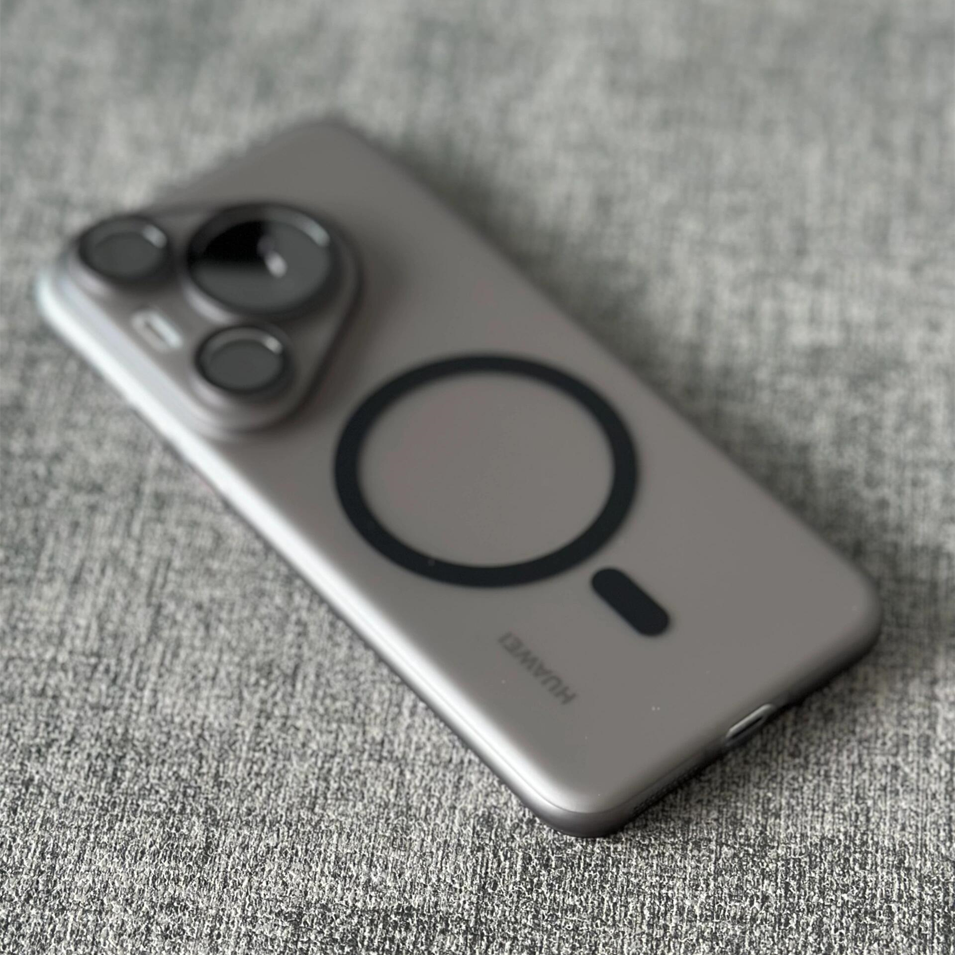 冰雾透黑色全包适用华为Pura70Pro+手机壳p70pro自带镜头膜Ultra内置磁吸P80超薄硬保护套简约小清新磨砂白男 - 图2