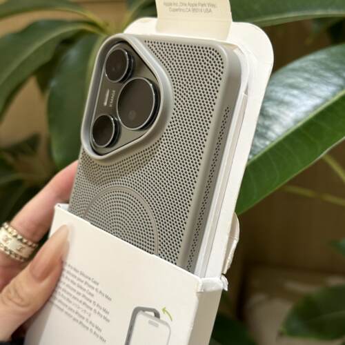 高级感水泥钛灰色P80适用华为Pura70Pro+散热手机壳p70Ultra独立按键mate70/60全方位蜂窝网孔细磁吸超薄硬壳-图1