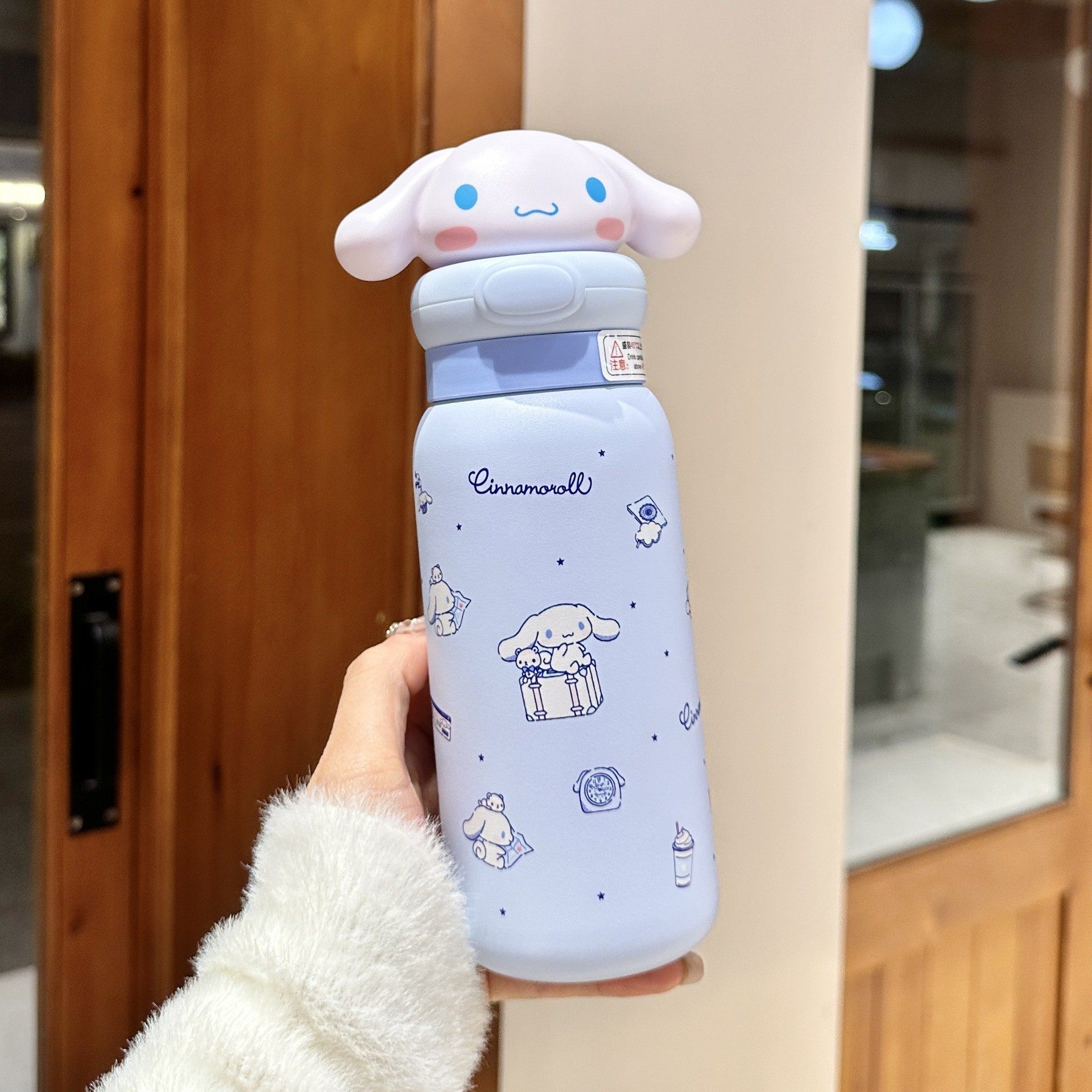 玉桂狗新款三丽鸥库洛米儿童保温杯女吸管小学生上学专用水杯,淘宝优惠券,粉丝福利购,淘宝优惠卷