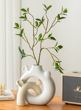 轻奢高级创意几何花瓶插花摆件ins风家居客厅酒柜装饰艺术品摆件