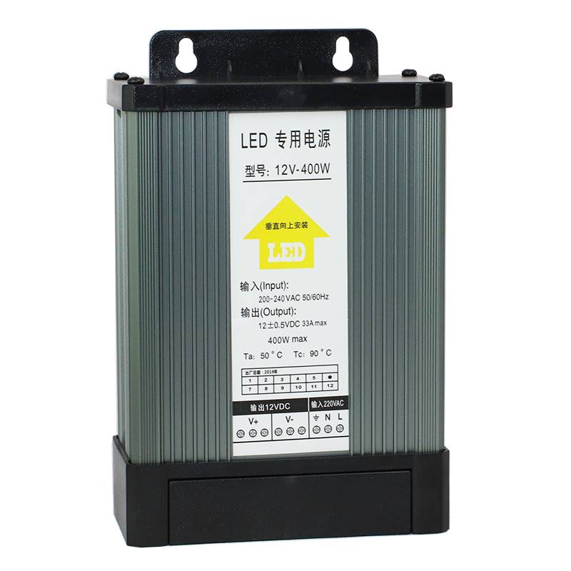 12V400W招牌灯箱LED广告发光字户外防雨开关电源变压器500W24V5V - 图0