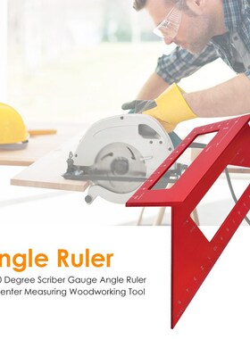 45/90 Degree Scriber Gauge Angle Ruler Carpenter Measuring R