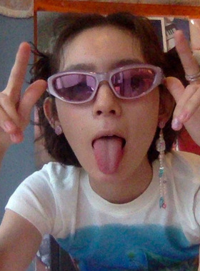 明星同款星星太阳镜y2k赛博朋克