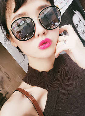 韩版潮网红沙滩海边太阳镜