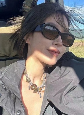 韩国复古小框太阳镜防紫外线