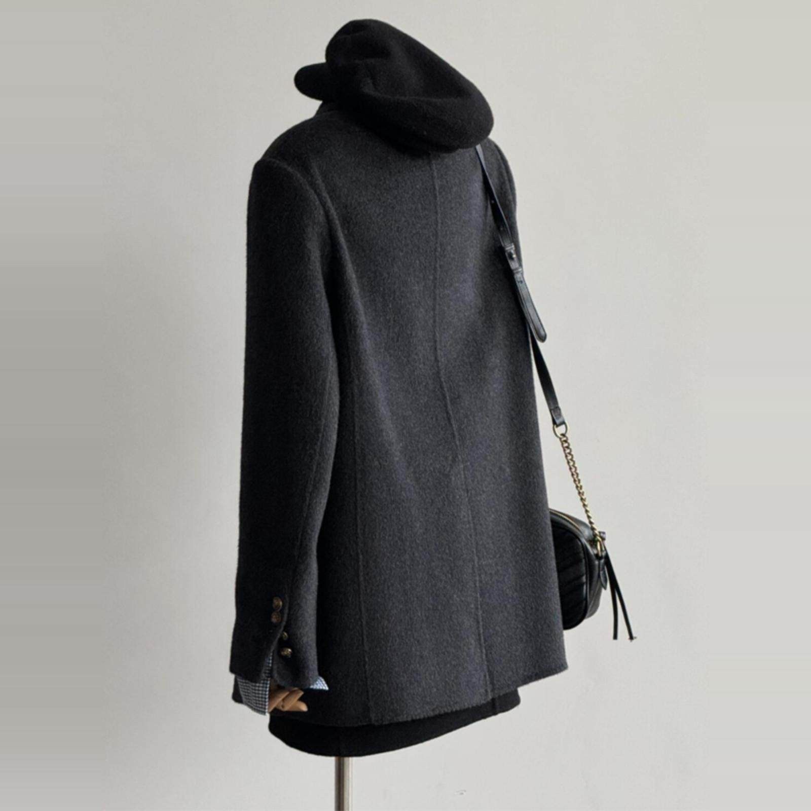 法国Rixo Rane呢子大衣 高级感毛呢外套女 四季通用翻领外套,淘宝优惠券,粉丝福利购,淘宝优惠卷