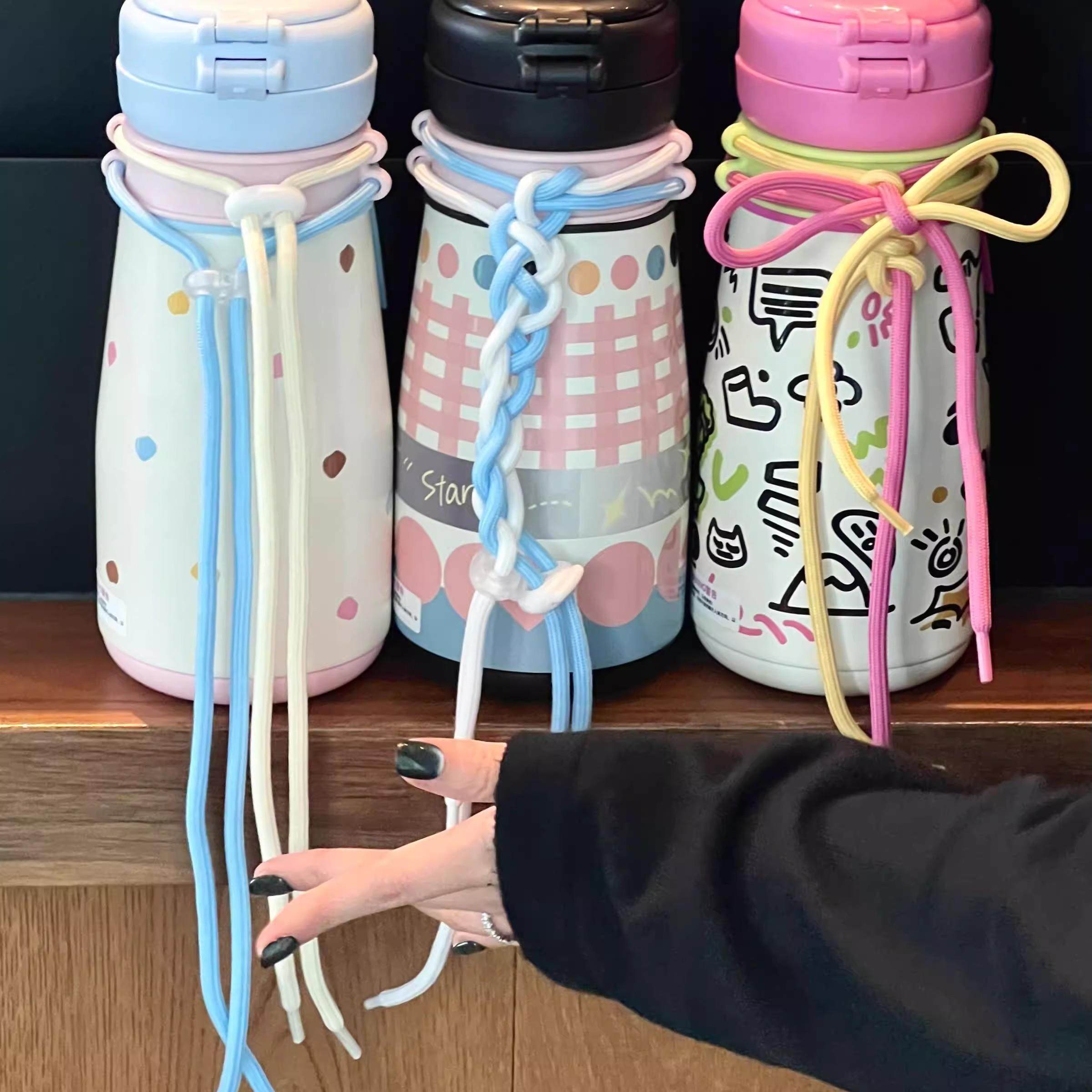 bablov保温杯女生高颜值水杯大容量吸管杯子学生便携不锈钢双饮杯,淘宝优惠券,粉丝福利购,淘宝优惠卷