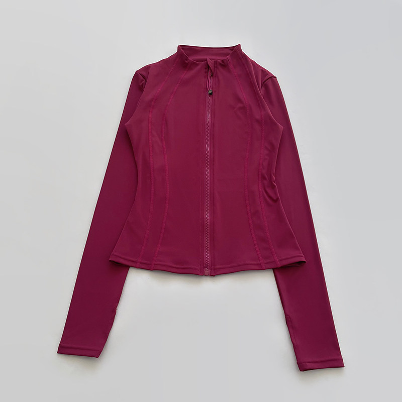 瑜伽服女秋冬拉链时尚运动外套户外跑步训练长袖修身显瘦健身上衣,淘宝优惠券,粉丝福利购,淘宝优惠卷