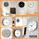 Pure color modern simple clock wall quartz clock hanging watch