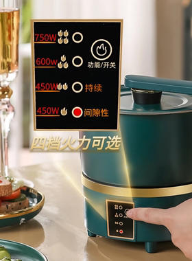 宿舍小电磁炉带锅租房用小型旅行电磁炉便携式一人家用迷你电火锅