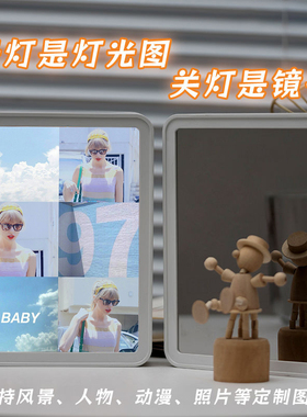霉霉周边镜子灯光画泰勒斯威夫特Taylor Swift小夜灯床头画化妆镜