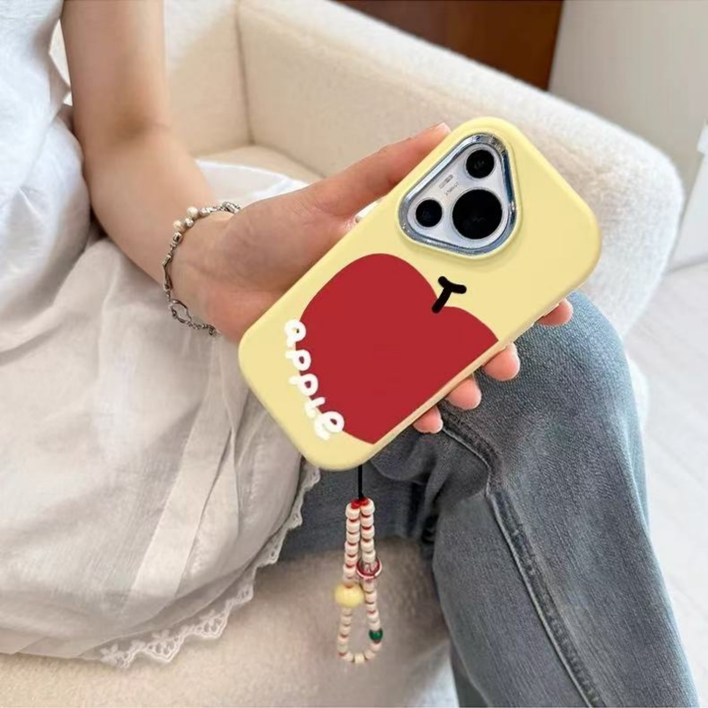 火翔英文水果适用于vivoY500手机壳Y300Ty200i/y93防摔y78+y53s小众y35m+新款y33/y31s高级T1女z5i镜框保护套 - 图1