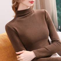 Half high collar double-sidered German velvet bottom shirt for
