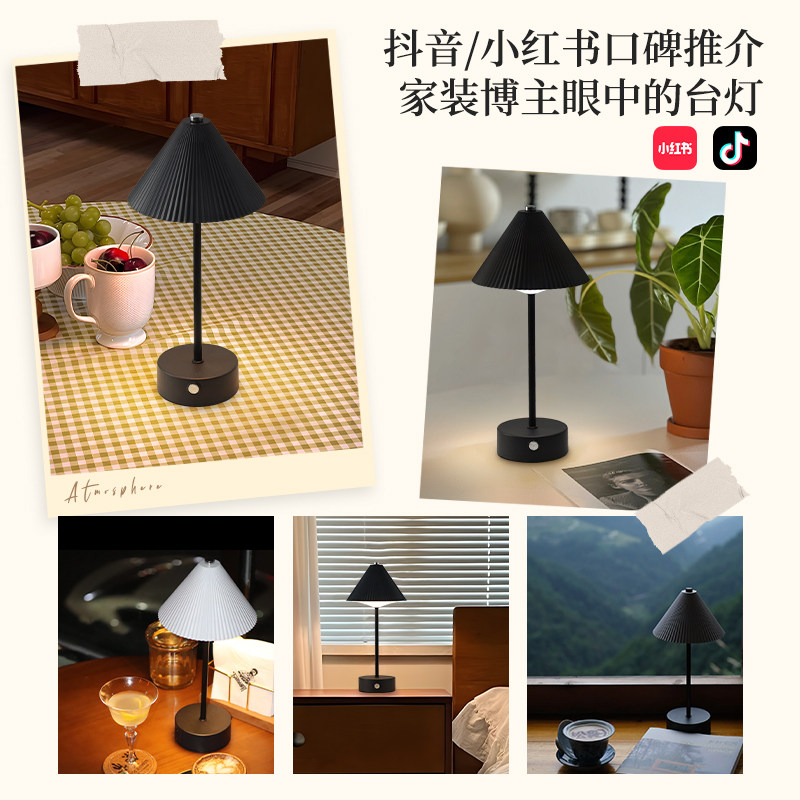 美式台灯卧室床头灯桌灯家用温馨客厅欧式床头柜婚房房间装饰夜灯