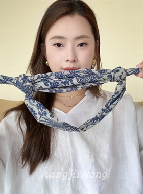 10s完成丝巾编发系法~法式慵懒风