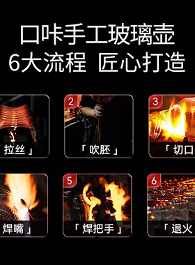 COMIKA养生壶全玻璃多功能煮茶壶